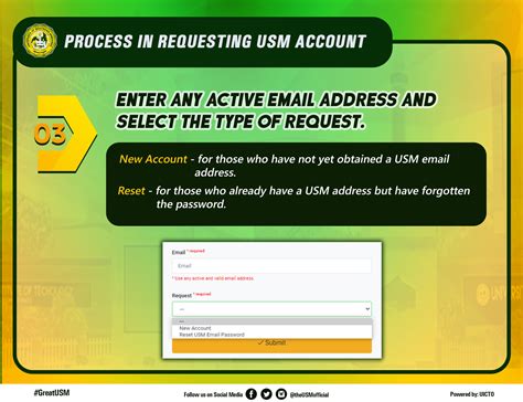 Usm email. 퐄퐲퐞퐬 퐇퐞퐫퐞! Steps for Requesting USM email address via USM Email Online Facility (for all enrolled students) https://getmail.usm.edu.ph/ To download your Certificate of Registration (COR) , kindly... 