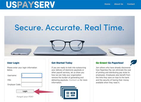 USPayserv login; Electronic Payroll Services; USPayserv Benefits; USPayserv Contact; About USPayserv. USPayserv FAQs; Home. Notice: All The Information Provided on USPayserv.online Is For Educational Purposes Only. We Respect The Logos, Trademarks, Products, Brand Names & Services Of Other Parties.. 