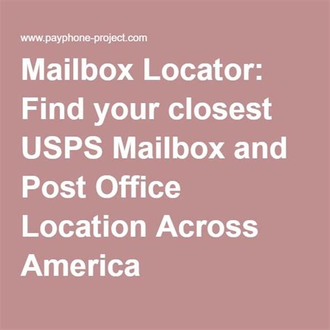 Get directions to the nearest blue mailbox or post office. Search the more than 200,000 USPS collection boxes in the United States. . Usps dropbox location