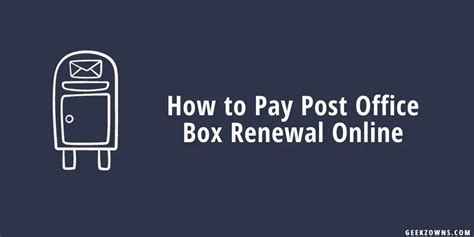 Usps post office box renewal. Post Office Box 90955. Philadelphia, PA 19190-0955. To mail the passport renewal application to the Department of State you must use USPS Priority Mail Flat ... 