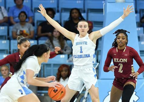 Ustby leads No. 17 North Carolina women past Elon 68-39 with 16 points, 11 rebounds