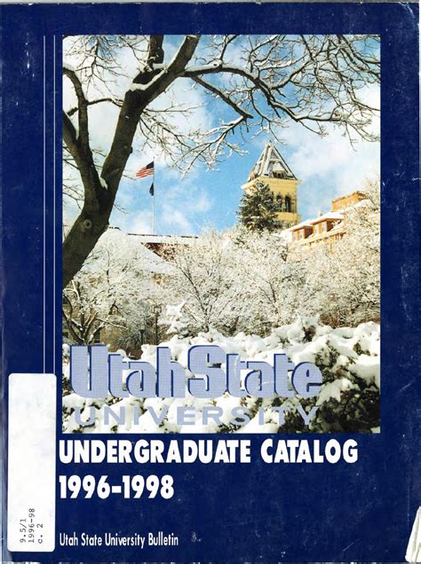6 days ago · The Utah State University (USU) Catalog i