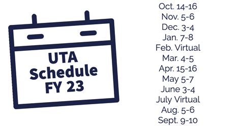 Uta calendar spring 2024. Schedule. Tickets. Guest Experience. Photos & Videos. FAQs. Contact. Schedule. The countdown to the big day begins! All future commencement ceremony dates and times … 