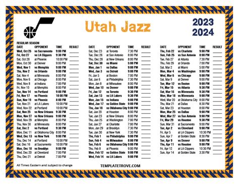 Utah Jazz 2024-22 Schedule Release NBA.com