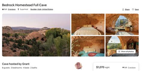 Utah Man Made an Airbnb Cave in a Rock That Rents for $1,000 …