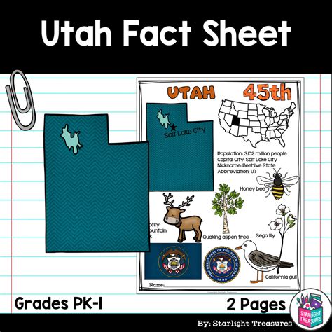 Utah State Fact Sheet 