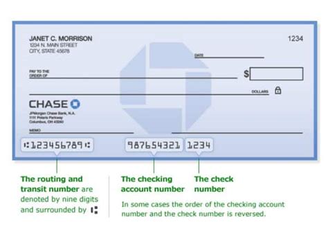 Locate your routing number on a check if you have a Chase checking account — the check routing number is the first nine numbers in the lower left corner. Sign in to the Chase Mobile ® app, tap your account tile, and tap "Show details.". 