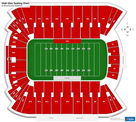 Washington Football Seating Chart at Husky Stadium. V