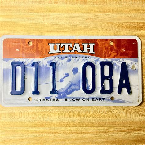 The cost for a custom license plate in Utah is $35. Additionally, there is a $10 annual fee for renewing the plate. 6. What are the Rules and Restrictions for License Plate Designs in Utah? A. All personalized plates must be six characters in length and may include a combination of letters, numbers, and/or spaces. All personalized plates must .... 