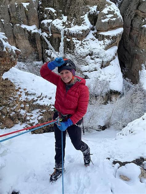 Utah woman who died in ice climbing accident saved another