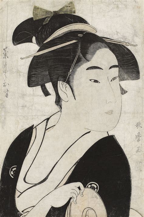 Utamaro prints. 1753&ndash;1806) This particular work represents the refined aesthetic of ...