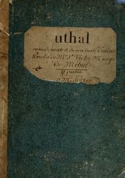 Uthal, opéra en un acte, imité d'ossian. - Motion sur l'e change de sancerre.