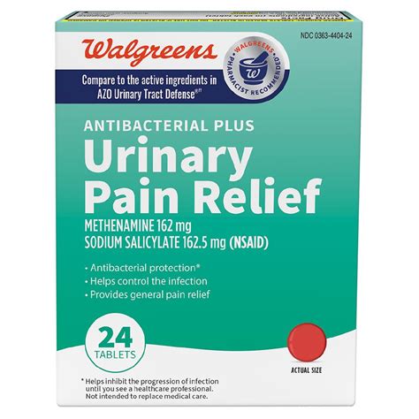 Uti treatment walgreens. Talk to your doctor. 16. Antique-Place-7507 • 2 yr. ago. I’ve actually been tested for the two primary bacteria that usually cause UTIs (E Coli & a strain of strep) and in most cases it was a strep strain causing it, I guess that is more common is younger women and E Coli is more common in elderly women. 