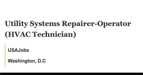 Utility Systems Repairer/Operator Job in Vicksburg, MS