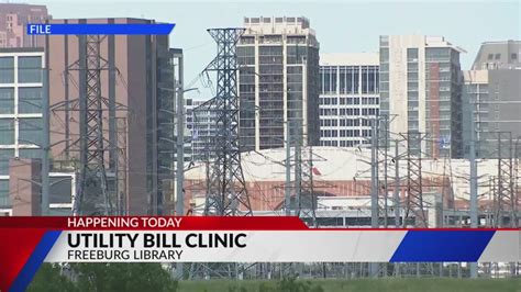 Utility bill clinic taking place in Freeburg, Illinois today