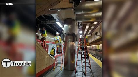 Utility boxes removed from three Red Line stations following passenger injury