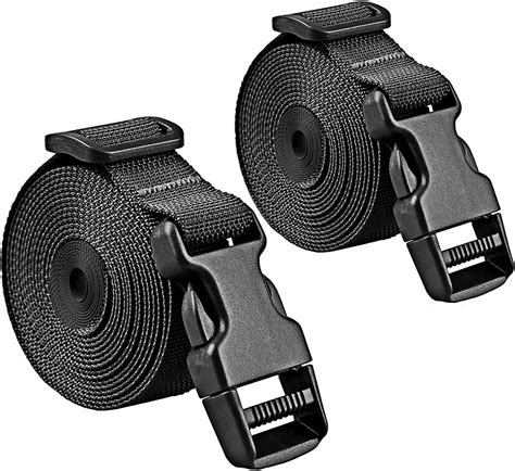 Utility straps with buckle.  Adjustable utility strap is a must for campin...