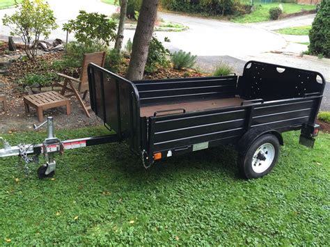 Snow Bear 4x8 Utility Trailer, front and rear ramps can be remove