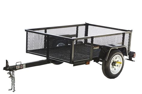1093. Compare. Carry-On Trailer. 6.3-ft x 12-ft Treated Lumber Utility Trailer with Ramp Gate (2000-lb Capacity) Find My Store. for pricing and availability. 39. Find Black utility trailers at Lowe's today. Shop utility trailers and a variety of automotive products online at Lowes.com.