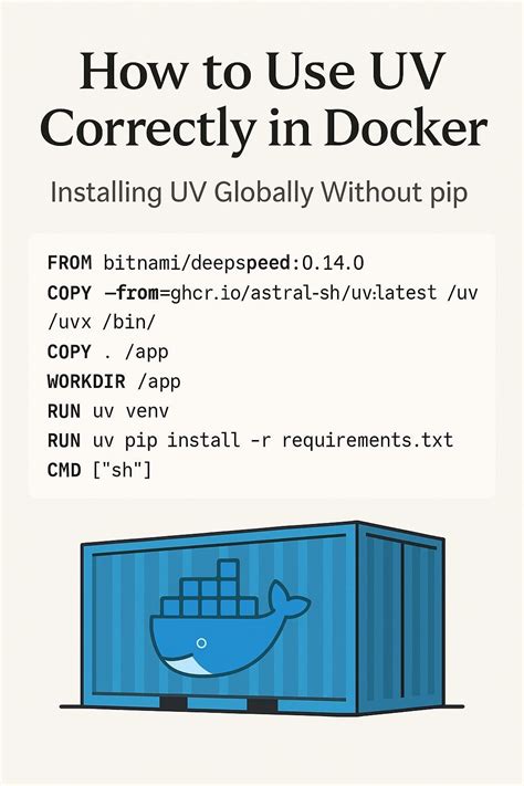 Uv add pip.  How it The last option should be used while writing the code - every time you nee...