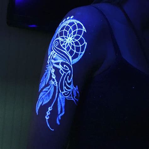 Uv black light tattoo. If you crave getting inked but don't have the balls to do it, or simply want to give your regular tattoo a twist, a black-light responsive tattoo might be the thing to consider. Otherwise called UV tattoos, they … 