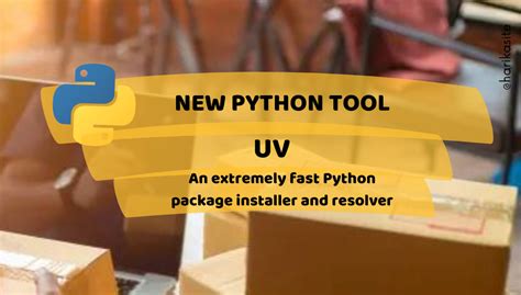 Uv python.  An extremely fast Python package installer and resolver, written in Rust.  ...