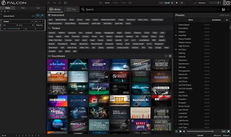 Uvi falcon presets. .  ...