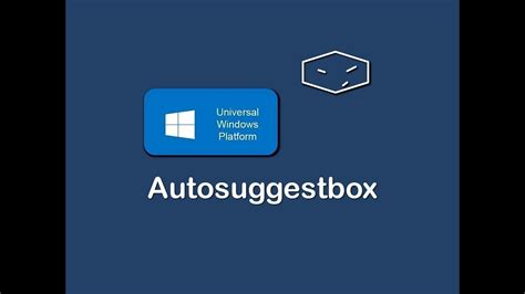 Uwp autosuggestbox.  Nov 13, 2024 · The AutoSuggestBox control lets the us...