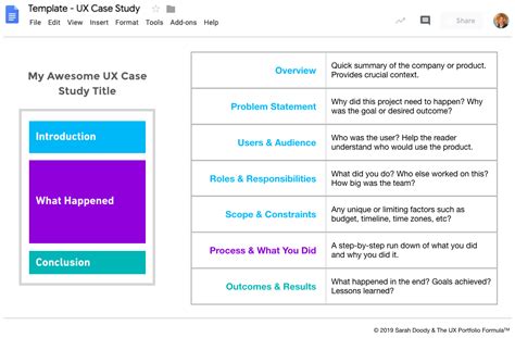 Ux case study structure. S.  I currently have: - An existing Write Bet...