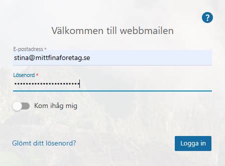 Välkommen till webbmailen - mail.smartemail.se