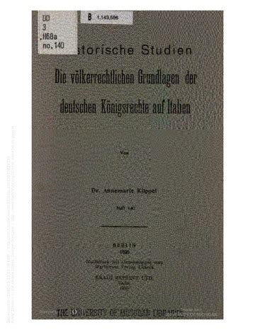 Völkerrechtlichen grundlagen der deutschen königsrechte auf italien. - Kardex lektriever series 80 service manual.