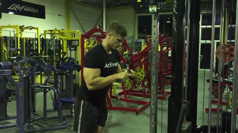 V Bar Tricep Pushdown Demo YouTube.