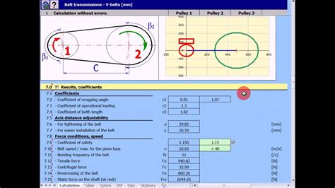 V belt pulley design calculation.  This document provides information and OPTiBelT Technical Man...