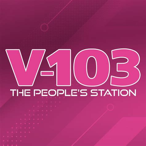 V-103 station. V-103 is The People's Station in Atlanta, Georgia, USA! Atlanta's #1 Radio Station & Rated The #1 Urban Radio Station In The Country, WVEE-FM V-103Make sur... 
