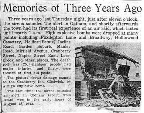 V1 attack on Manchester, Christmas Eve 1944 - Air Crash Sites