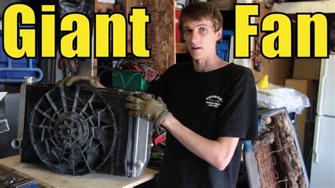 V8 Swap - Custom Fan Shroud and Taurus Fan Install! - YouTube