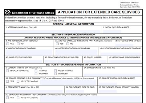 VA Form 1010EC Printable, Fillable in PDF VA Form