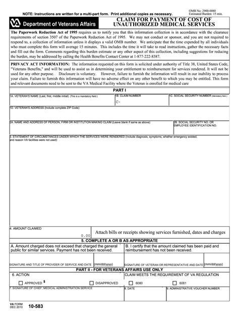 VA Form 105588 Download Fillable PDF or Fill Online State Home Report