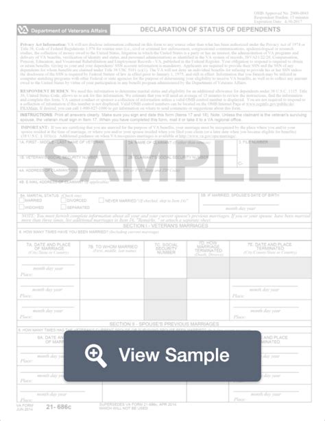 VA Form 21686c Create & Download FormSwift