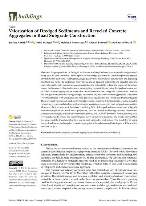 Valorization of Dredged Sediments and Recycled … - raincitystudios.com