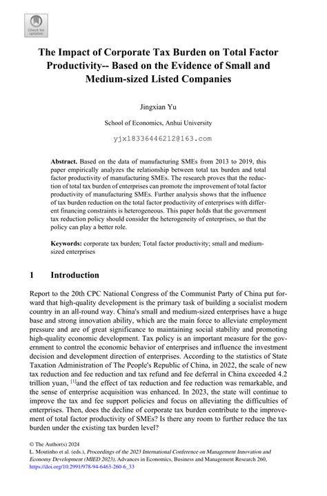 Value-added tax and corporate tax burden : evidence from ... - EconBiz - balustradellc