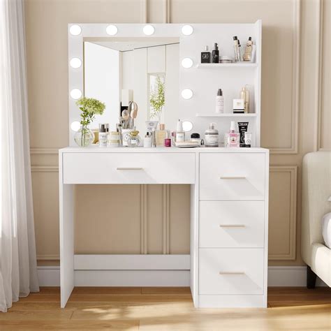 VANITY MIRROR WITH DESK & LIGHTS : 8 Steps (with Pictures ...