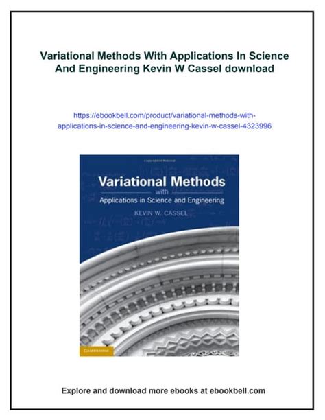 VARIATIONAL METHODS WITH APPLICATIONS IN SCIENCE AND ENGINEERING - wintechmobiles.com