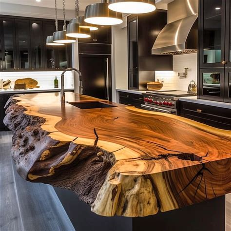 Variety Of Wood Species For Live Edge Table, Bar Or Counter Tops: - balustradellc
