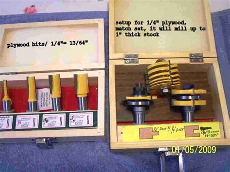 varying depth of Freud tongue & groove bits - Router … - balustradellc