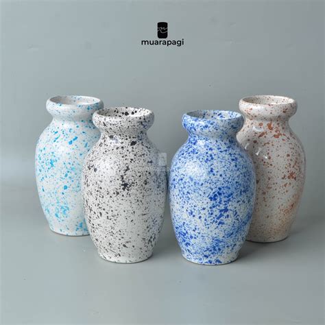 vas bunga keramik 19 ", vas Model Tiongkok kuno, vas bunga - balustradellc