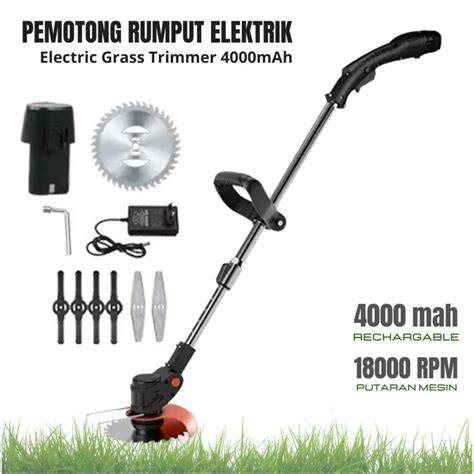 Vasily Mesin Pemotong Rumput Electric Grass Trimmer - Potong Rumput ... - raincitystudios.com