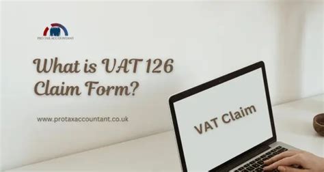 VAT 126 Claim for refund by local authorities and similar bodies