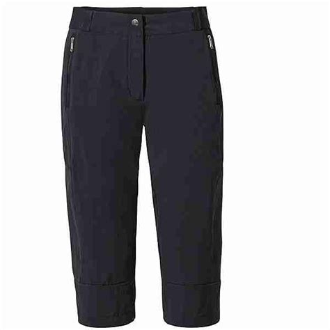 VAUDE Farley Stretch III Caprihose Damen schwarz - Hose kurz