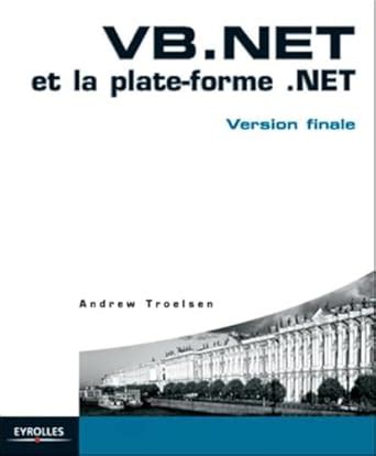 VB.NET et la plate-forme .NET : Version finale